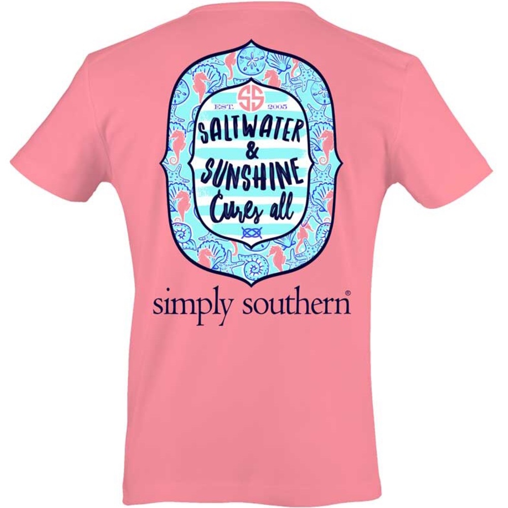 Coral Simply Southern Tee